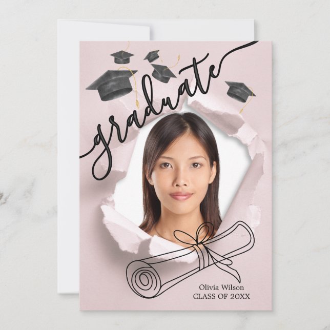 Convite Dia de Graduação (Frente)