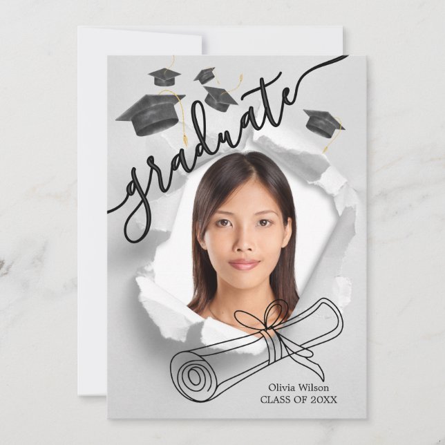 Convite Dia de Graduação (Frente)