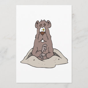 Convite Dia de Groundhog