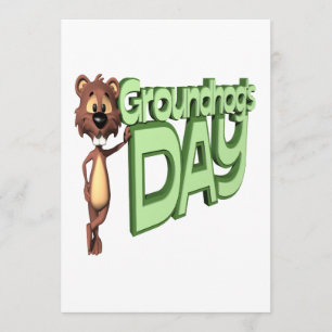 Convite Dia de Groundhogs