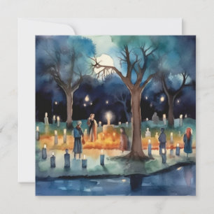 Convite Dia de los Muertos "Cemitério das Memórias Sagrada