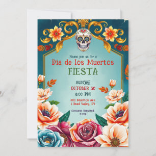 Convite 💀🎉Dia de los Muertos Coração e Alma