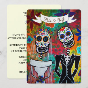 CONVITE DIA DE LOS MUERTOS WEDDING