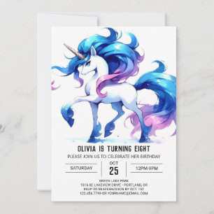 Convite Dia de Nascimento de Cavalo Personalizado