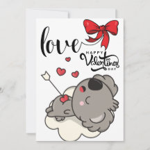 Dia de os namorados Cupid Koala Adorável