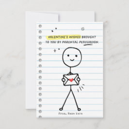 Convite Dia de os namorados Engraçado Crianças Engraçado