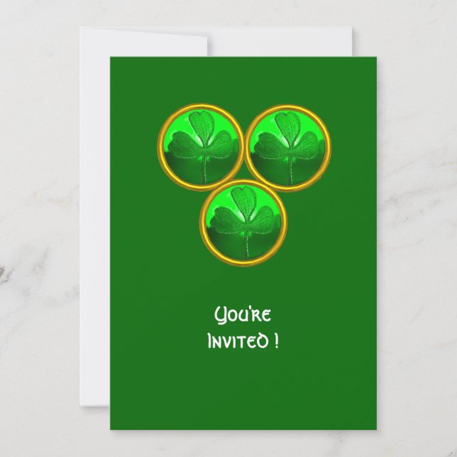 CONVITE DIA DE SÃO PATRÍCIO TREVO DE TRINDADE (Frente)