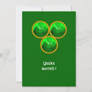 CONVITE DIA DE SÃO PATRÍCIO TREVO DE TRINDADE