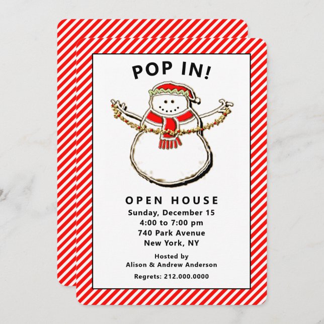 Convite Dia do ano novo (Frente/Verso)