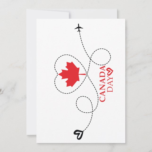Convite Dia do Canadá (Verso)