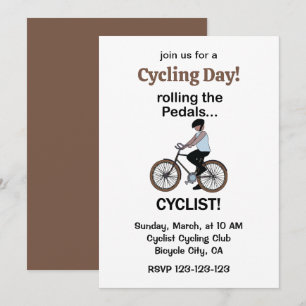 Convite Dia do Ciclista Bicicleta Ciclismo