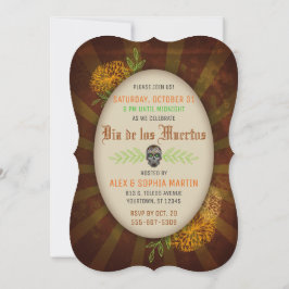 Convite Dia do Crânio do Açúcar Morto | Halloween