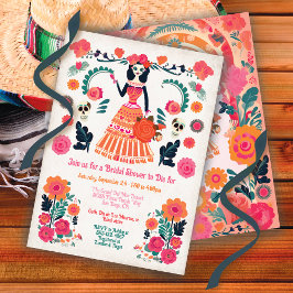 Convite Dia do gótico para a Morto Chá de panela Skeleton