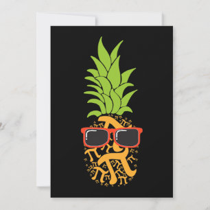 Convite Dia Do Pi Pi Abacaxi Ananás Engraçado Matemática C