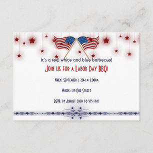 Convite Dia do Trabalhador patriótico das bandeiras e das