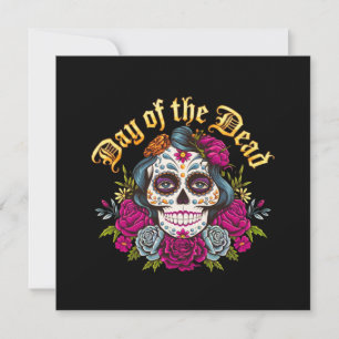 Convite Dia dos Mortos: Celebre o Dia de Los Muertos