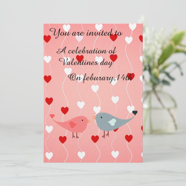 Convite dia dos namorados (Em pé/Frente)