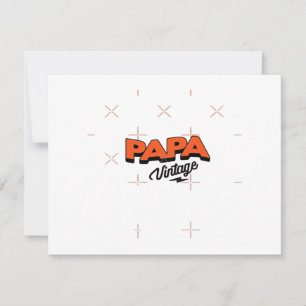 Convite Dia dos Pais ou Natal! Um presente retrô que vai