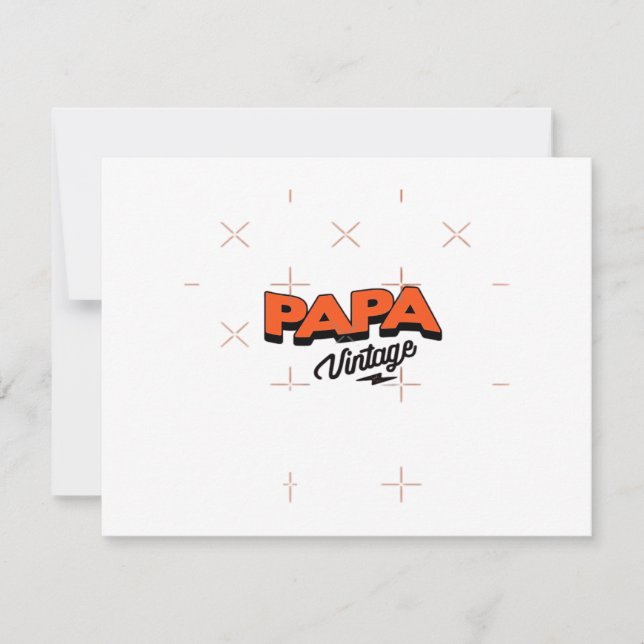 Convite Dia dos Pais ou Natal! Um presente retrô que vai  (Frente)
