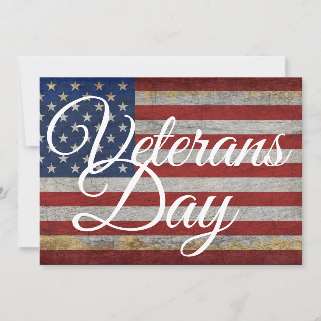 Convite Dia dos Veteranos 4 de Julho Dia da Independência  (Frente)