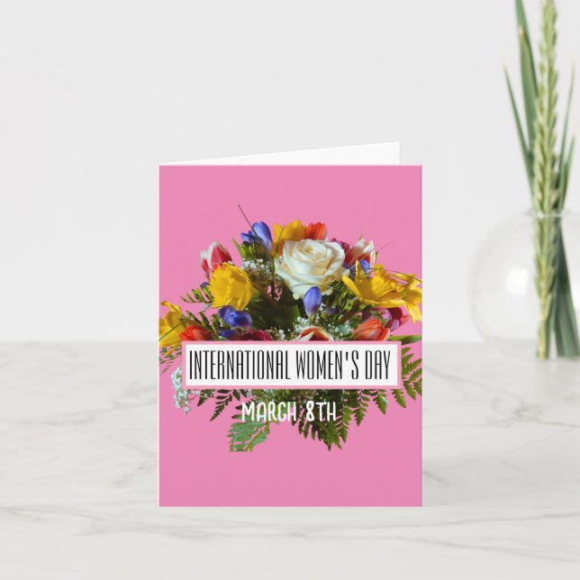 CONVITE DIA INTERNACIONAL DA MULHER 8 DE MARÇO (Frente)