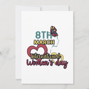 Convite Dia Internacional da Mulher, 8 de março
