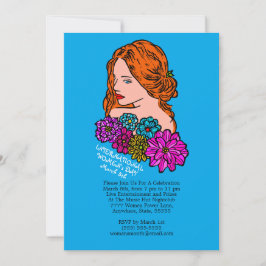 Convite Dia Internacional da Mulher Festa de Senhora do Ca