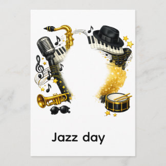 Convite dia internacional do jazz