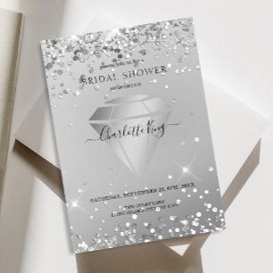 Convite Diamante Elegante Einladung