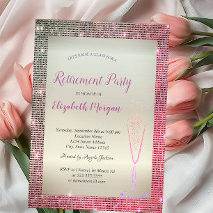 Convite Diamantes de Vidro de Vinho Frame Diamantes Reduçã