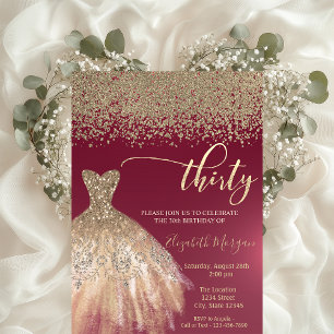 Convite Diamantes Dourados, aniversário de 30 anos de Borg