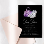Convite Diamantes Roxos Brilhantes Doce Dezesseis Aniversá<br><div class="desc">Tudo é ouro e reluz quando se trata de uma grande celebração de aniversário para um doce aniversário de 16 anos. Muito elegante e na moda em múltiplas cores e com a sua própria foto este convite é certamente o de se lembrar. Todas as informações são personalizáveis com fontes e...</div>