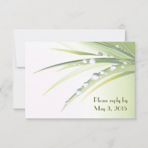Convite Diamond Dew Drop RSVP