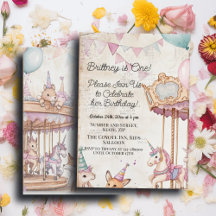 Diário Adorável com Festa de primeiro aniversario 