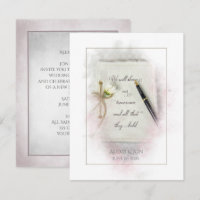 diário de casamento com fonte de caneta e margarid