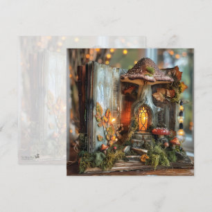 Convite Diário De Cobras De Livro De Cogumelos Cottagecore