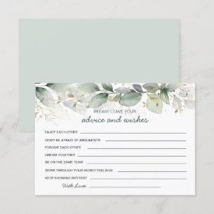 Convite Dicas e votos de folhagem verde para os novos Sr e