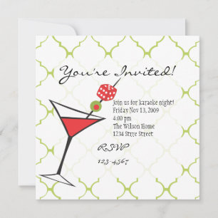 Convite Dice Martini