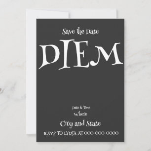 CONVITE DIEM