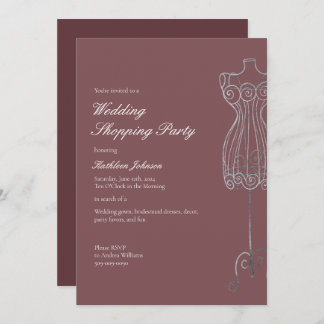 Convite Diga sim ao Partido Compro de Bridesmaid do Vestid