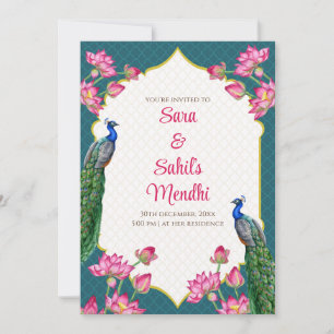 Convite Digital Mehndi & Convite Digital Dholki