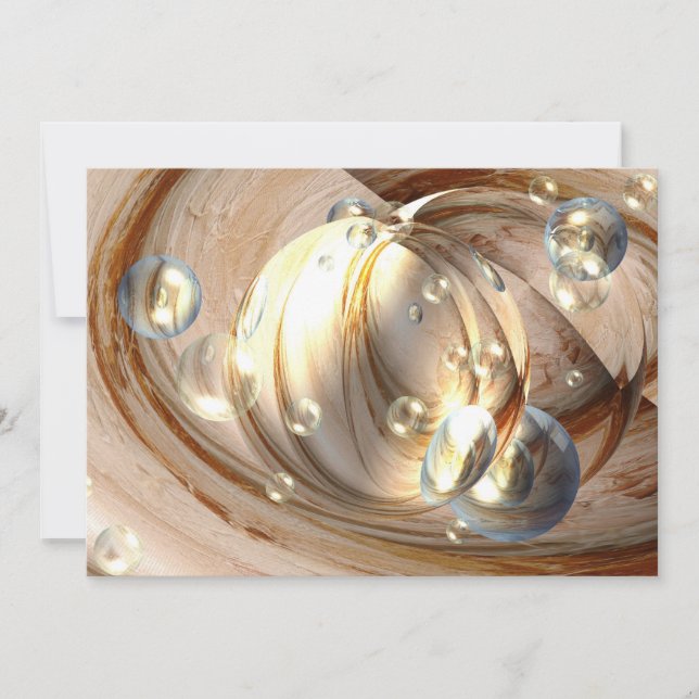 Convite digital para arte de Abstrato (Frente)