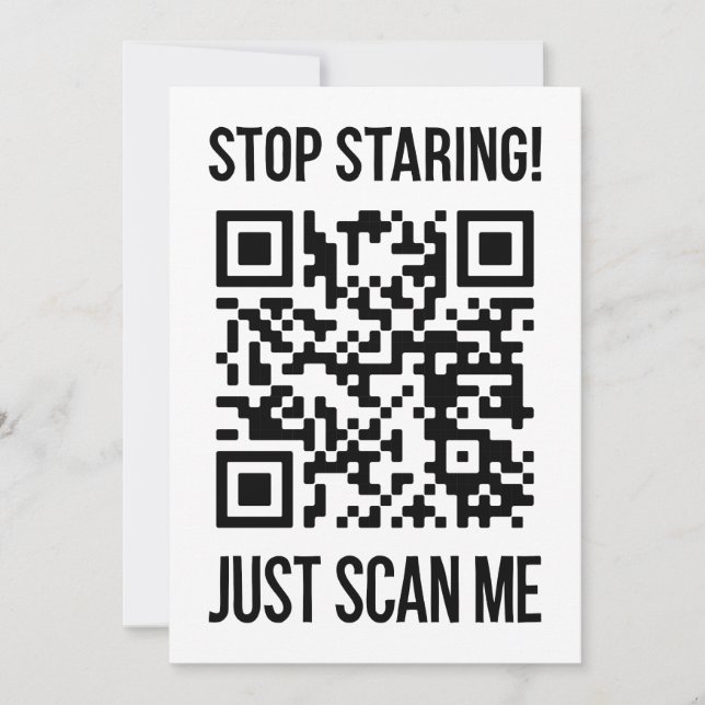 Convite Digitalize-me o código QR para um impulso motivaci (Frente)