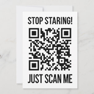 Convite Digitalize-me o código QR para um impulso motivaci