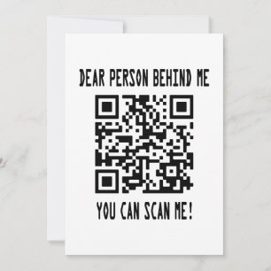 Convite Digitalize-me o código QR para um impulso motivaci