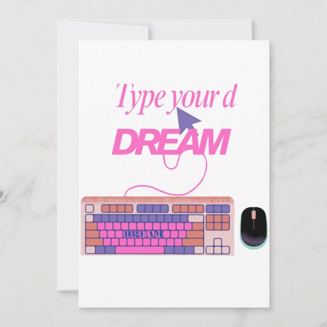 Convite Digitando meu futuro (Frente)