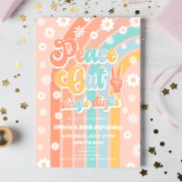 Dígitos do Solteiro Peace Out Daisy 10th Festa de 