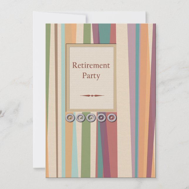 Convite Diminuição de Stripes e Rivetes (Frente)