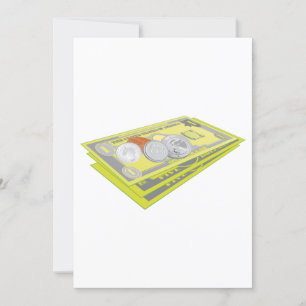 Convite Dinheiro Americano