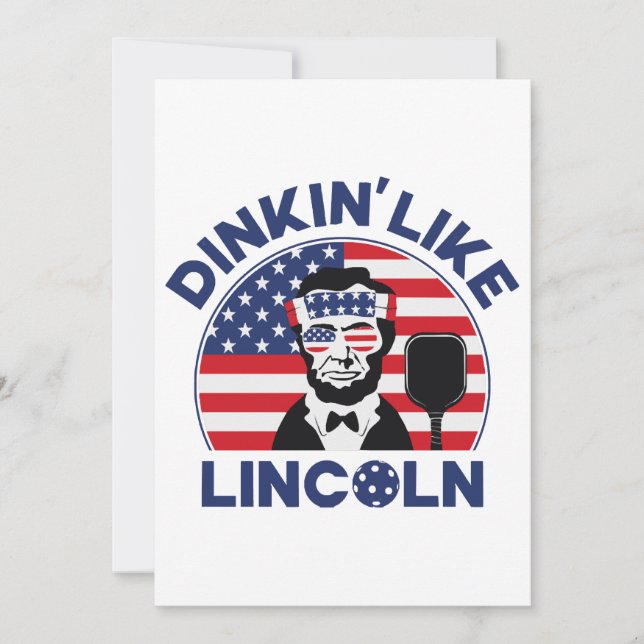 Convite Dinkin Como Lincoln (Frente)